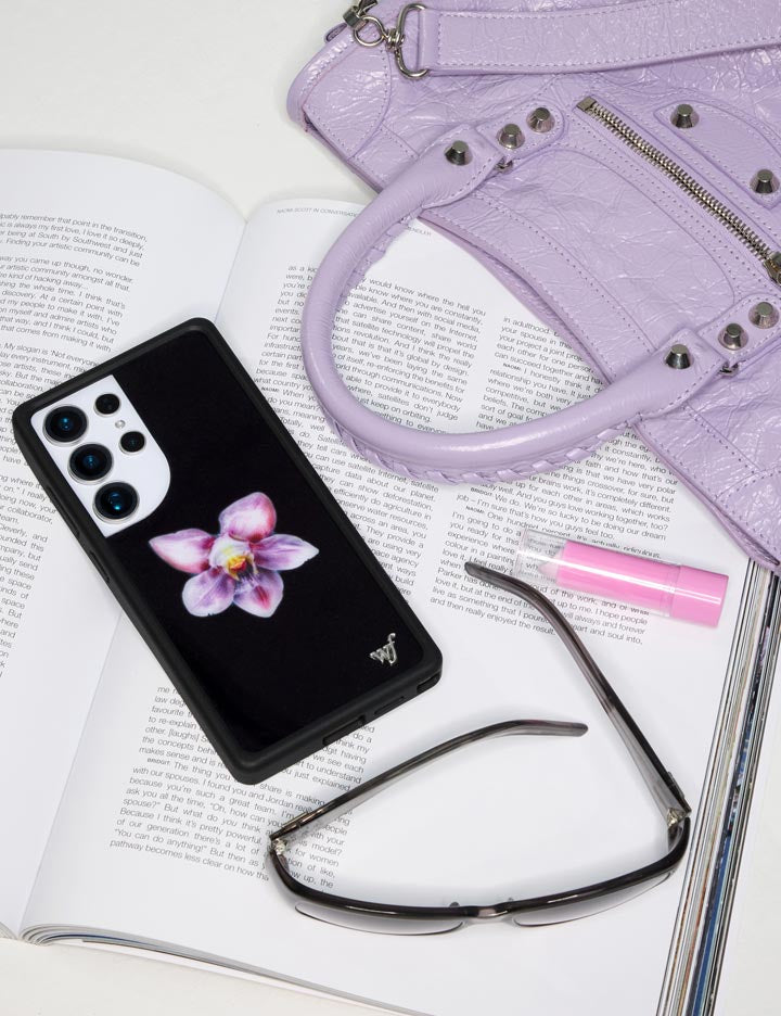 Orchid - Black Samsung Galaxy CaseGalaxy S25 Ultra Case