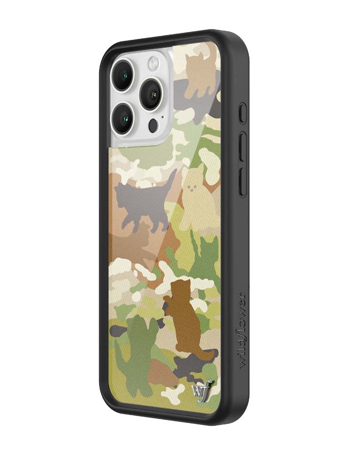 Cat Camo iPhone 16 Pro Max Case