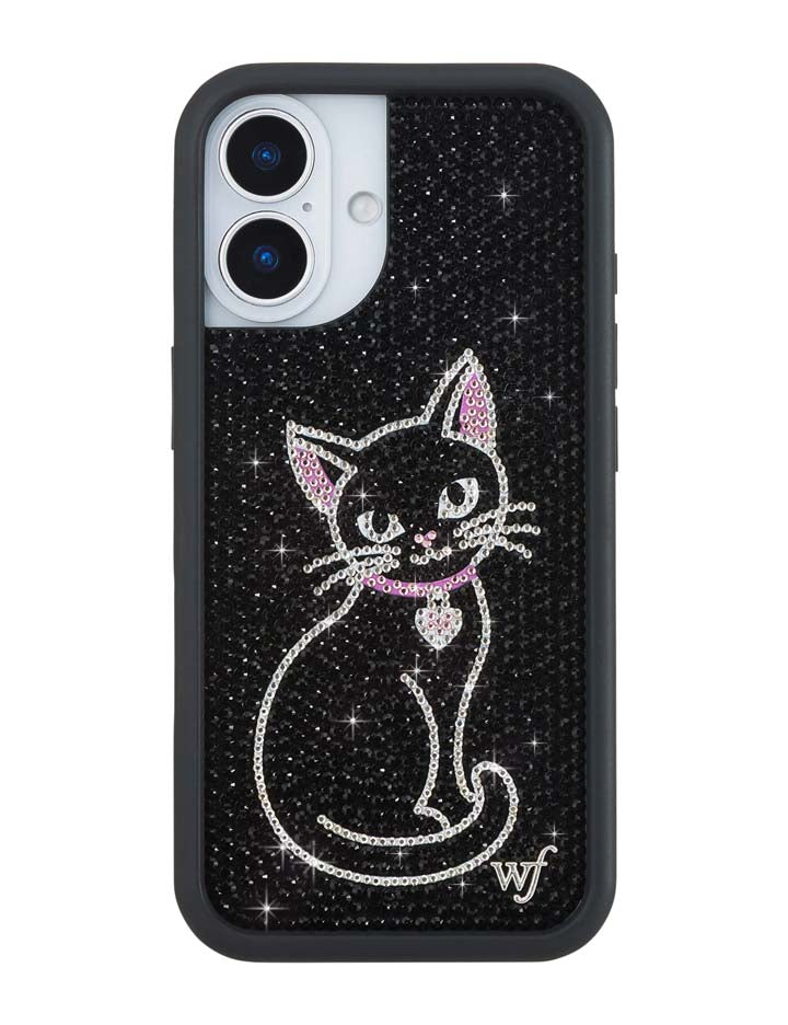 Rhinestone - Black Cat iPhone 17 Case