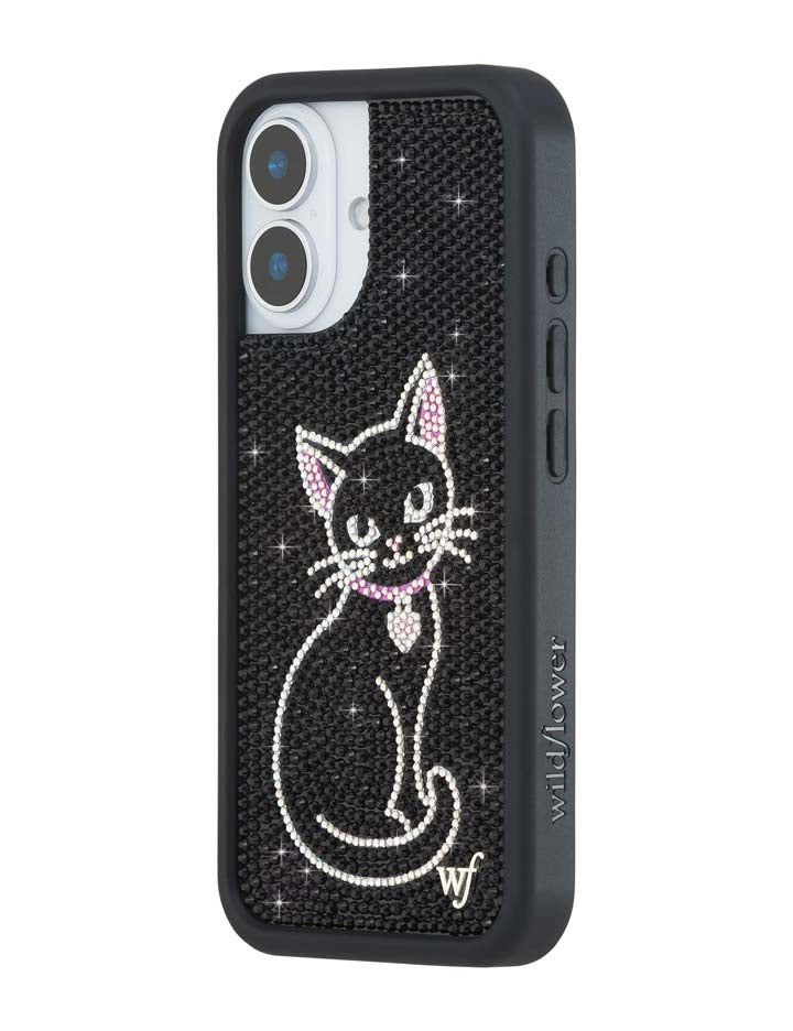 Rhinestone - Black Cat iPhone 17 Case