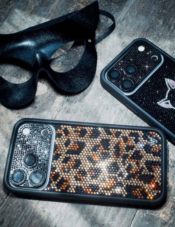 Rhinestone - Meow iPhone 18 Pro Case
