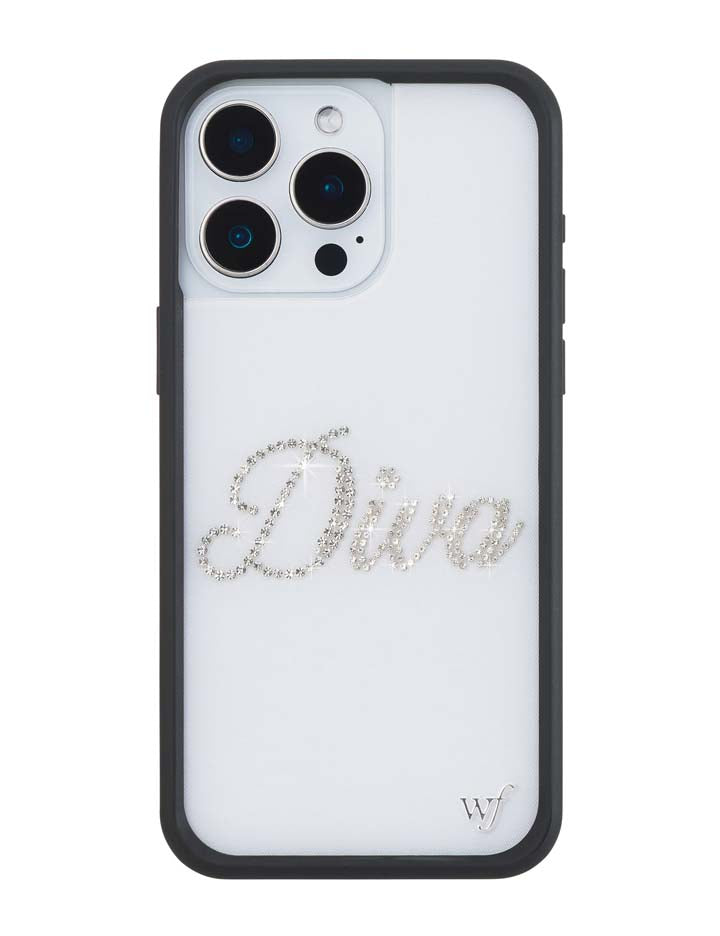 Frankies Bikinis Rhinestone Diva iPhone 15 Pro Max Case