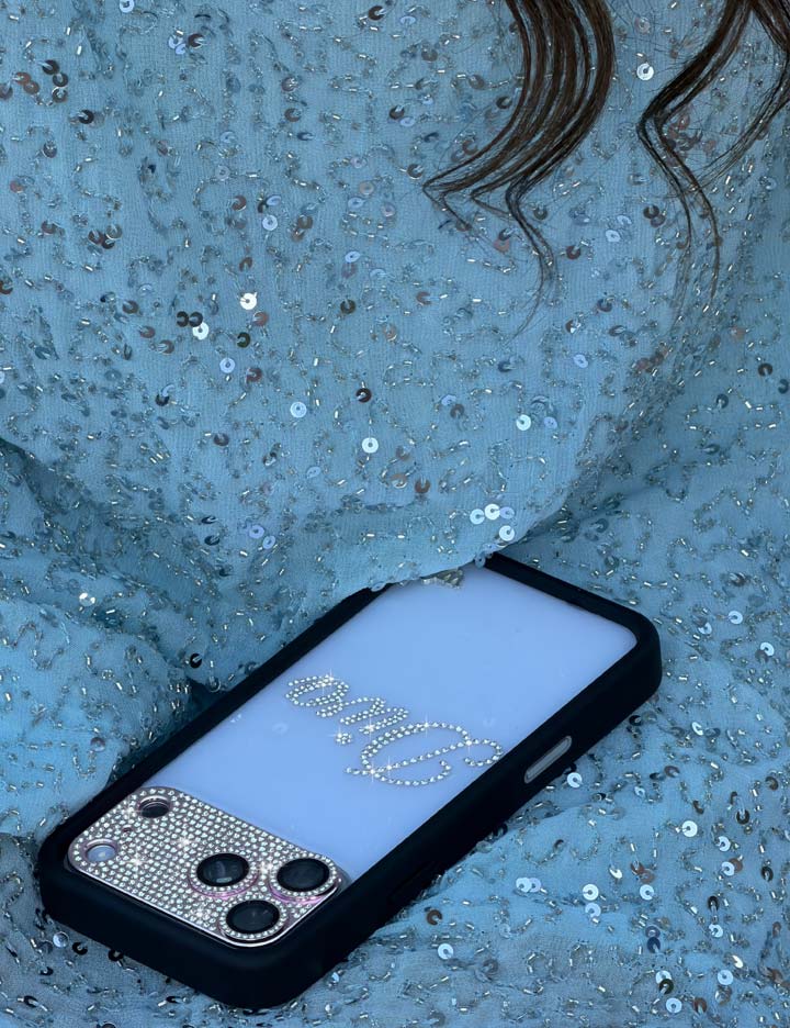 Frankies Bikinis Rhinestone Diva iPhone 15 Pro Max Case