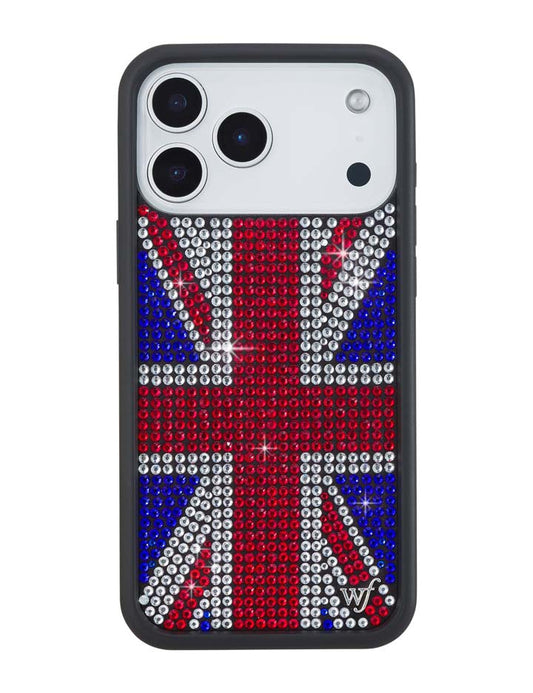 Rhinestone Union Jack iPhone 18 Pro Max Case