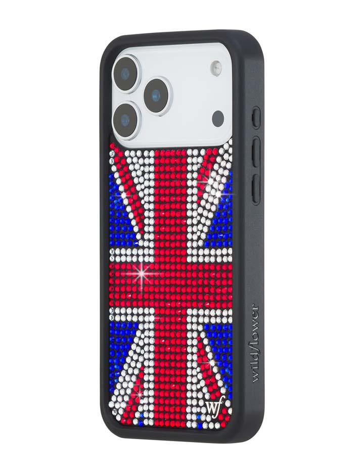 Rhinestone Union Jack iPhone 18 Pro Max Case