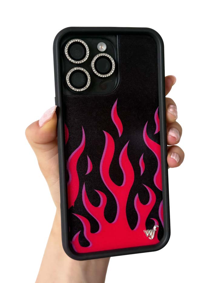 Flames - Black & Red iPhone 18 Pro Max Case