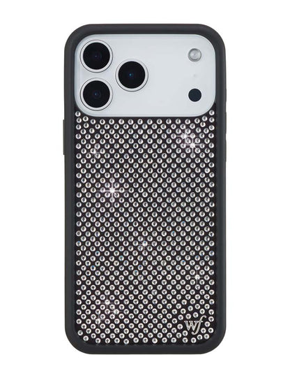 Rhinestone  - WhiteiPhone 18 Pro Max Case
