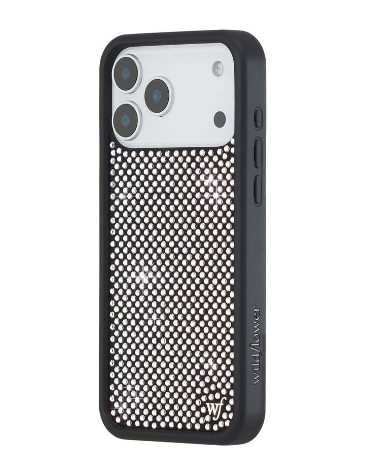 Rhinestone  - WhiteiPhone 18 Pro Max Case