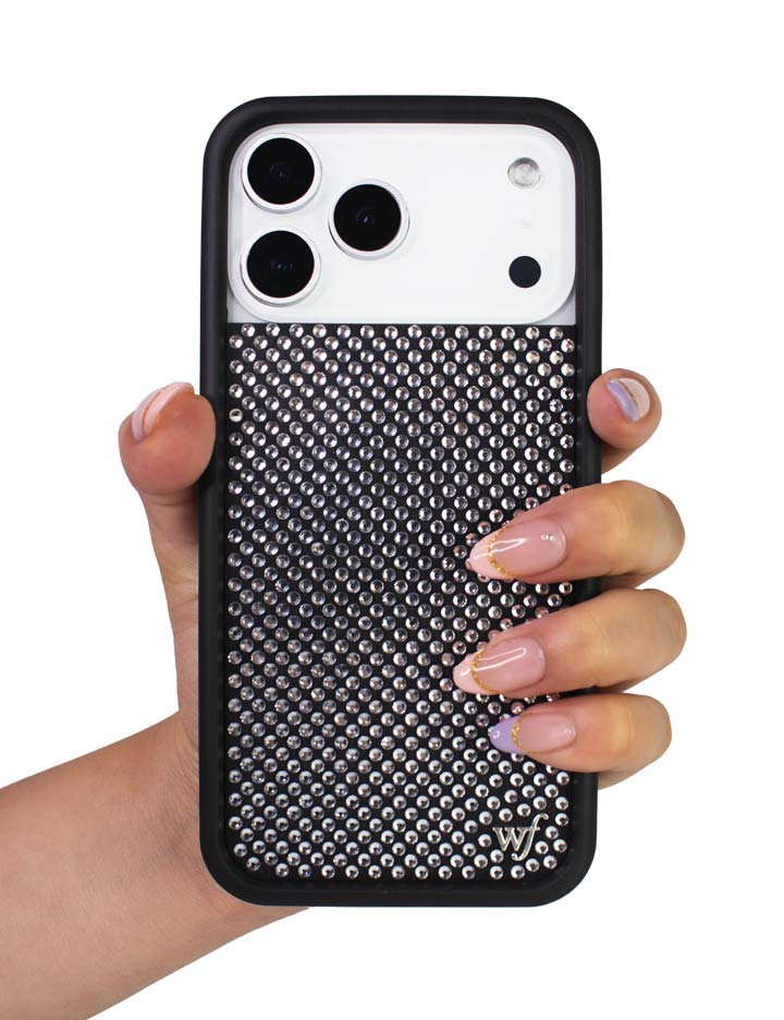 Rhinestone  - WhiteiPhone 18 Pro Max Case