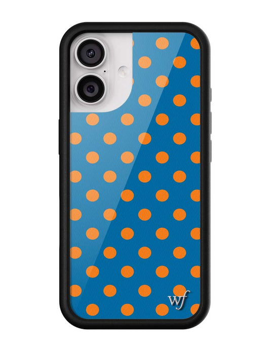 Polka Dot - Blue and Orange iPhone 17 Case