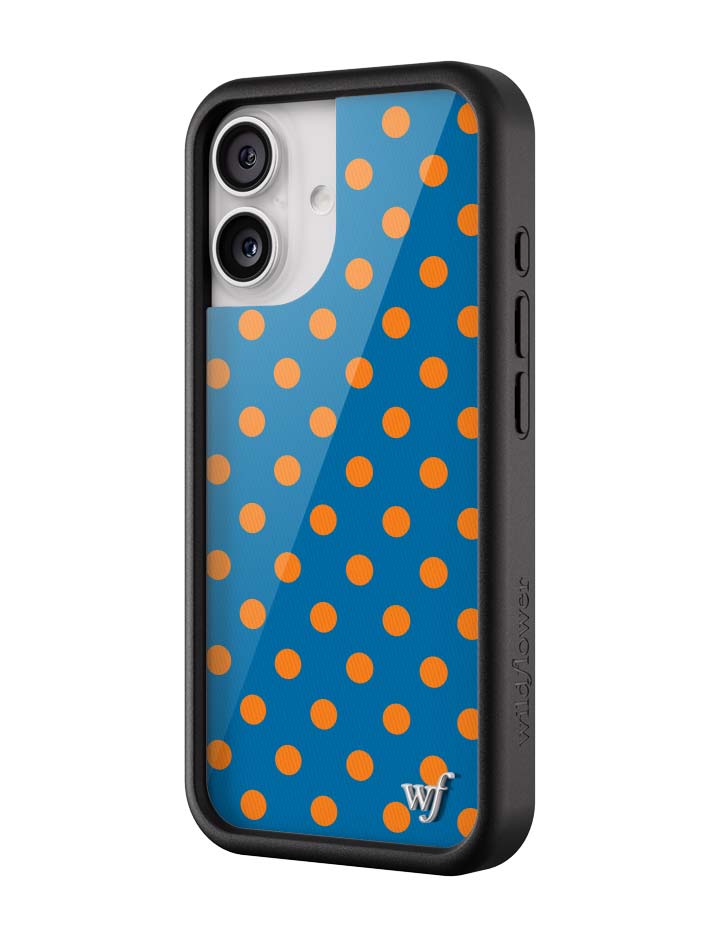 Polka Dot - Blue and Orange iPhone 17 Case