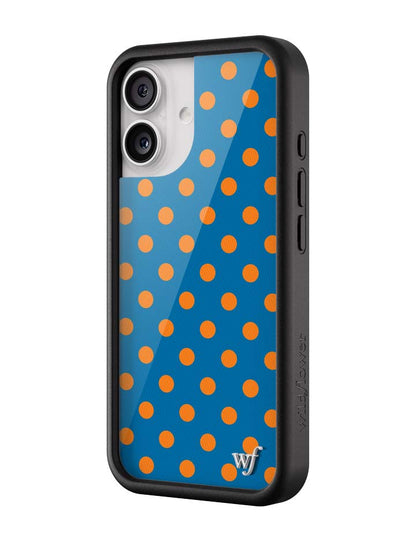 Polka Dot - Blue and Orange iPhone 17 Case