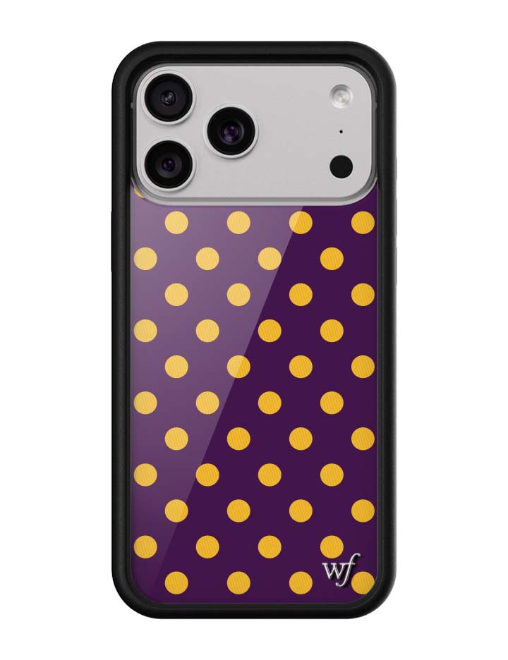 Polka Dot - Purple and Yellow iPhone 18 Pro Max Case