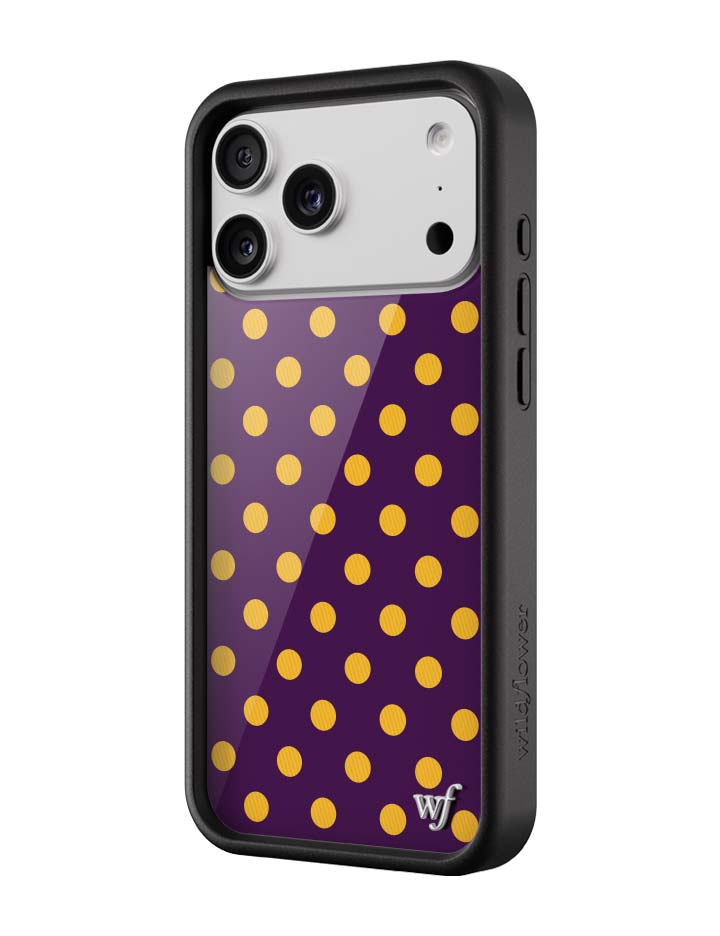Polka Dot - Purple and Yellow iPhone 18 Pro Max Case