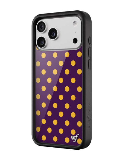 Polka Dot - Purple and Yellow iPhone 18 Pro Max Case