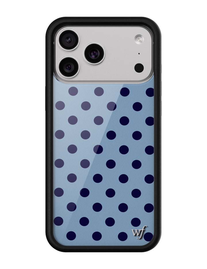 Polka Dot - Blue and Navy Blue iPhone 18 Pro Max / Standard Case