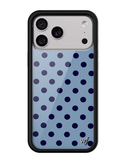Polka Dot - Blue and Navy Blue iPhone 18 Pro Max / Standard Case
