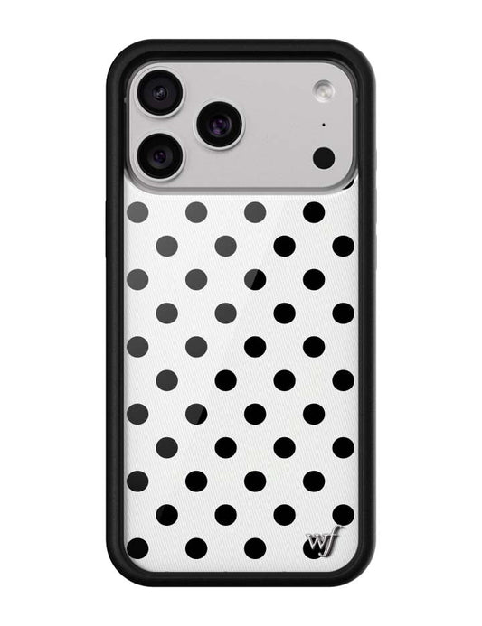 Polka Dot - White and Black iPhone 18 Pro Max / Standard Case