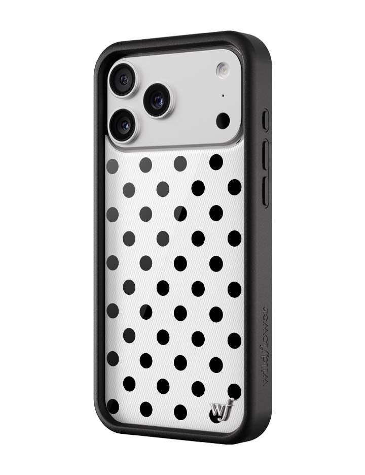 Polka Dot - White and Black iPhone 18 Pro Max / Standard Case