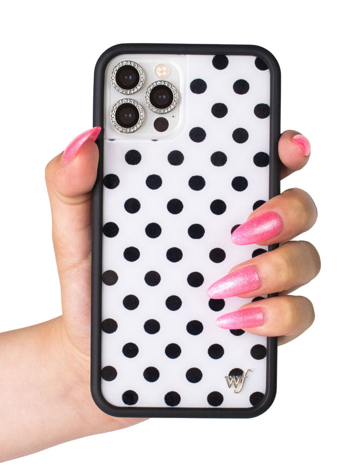 Polka Dot - White and Black iPhone 18 Pro Max / Standard Case
