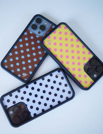 Polka Dot - White and Black iPhone 18 Pro Max / Standard Case