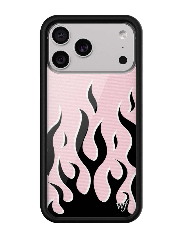 Flames - Pink & Black iPhone 18 Pro Max Case