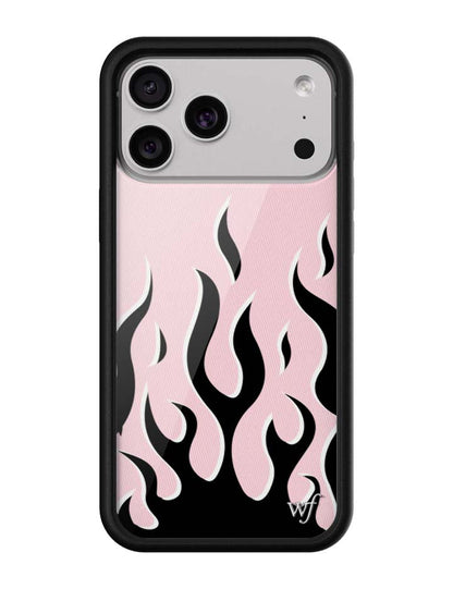 Flames - Pink & Black iPhone 18 Pro Max Case