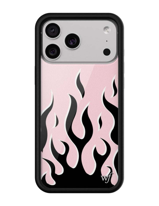 Flames - Pink & Black iPhone 18 Pro Max Case