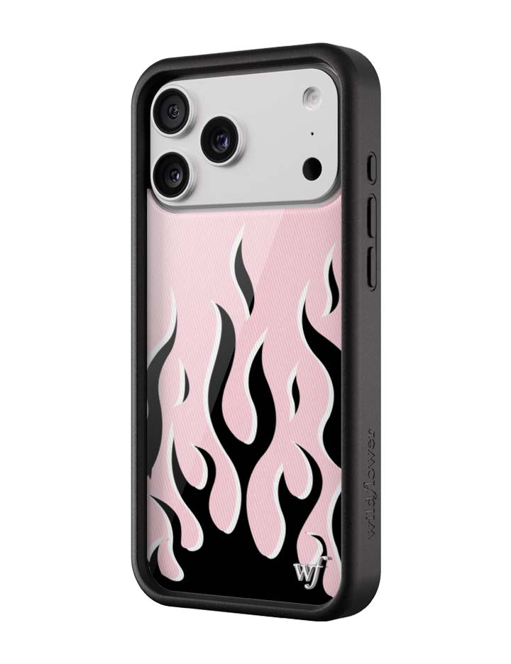 Flames - Pink & Black iPhone 18 Pro Max Case