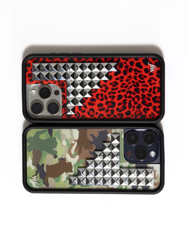 Cat Camo Stud iPhone 17 Pro Case