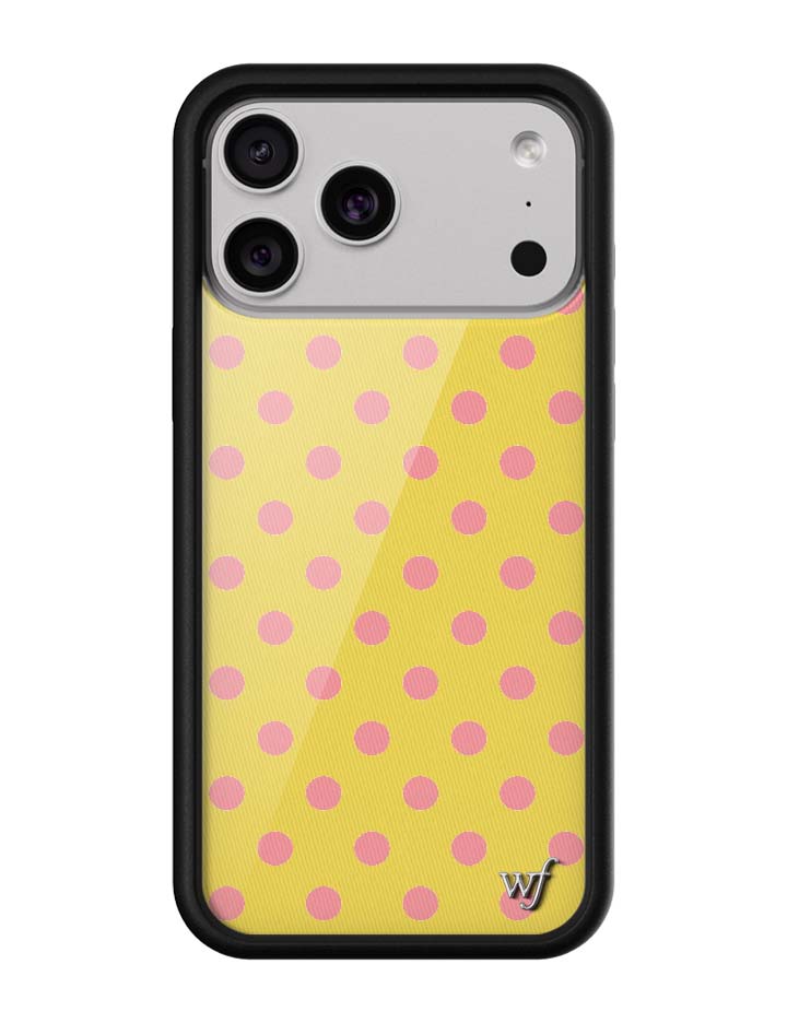 Polka Dot - Yellow and Pink iPhone 18 Pro Max Case