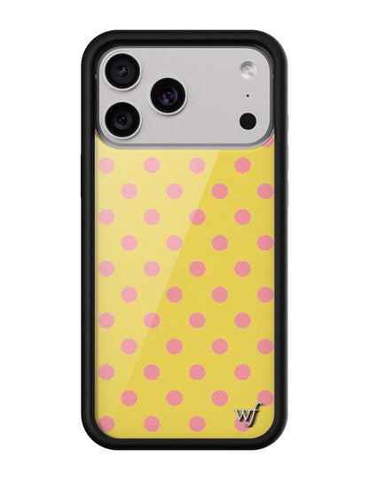 Polka Dot - Yellow and Pink iPhone 18 Pro Max Case