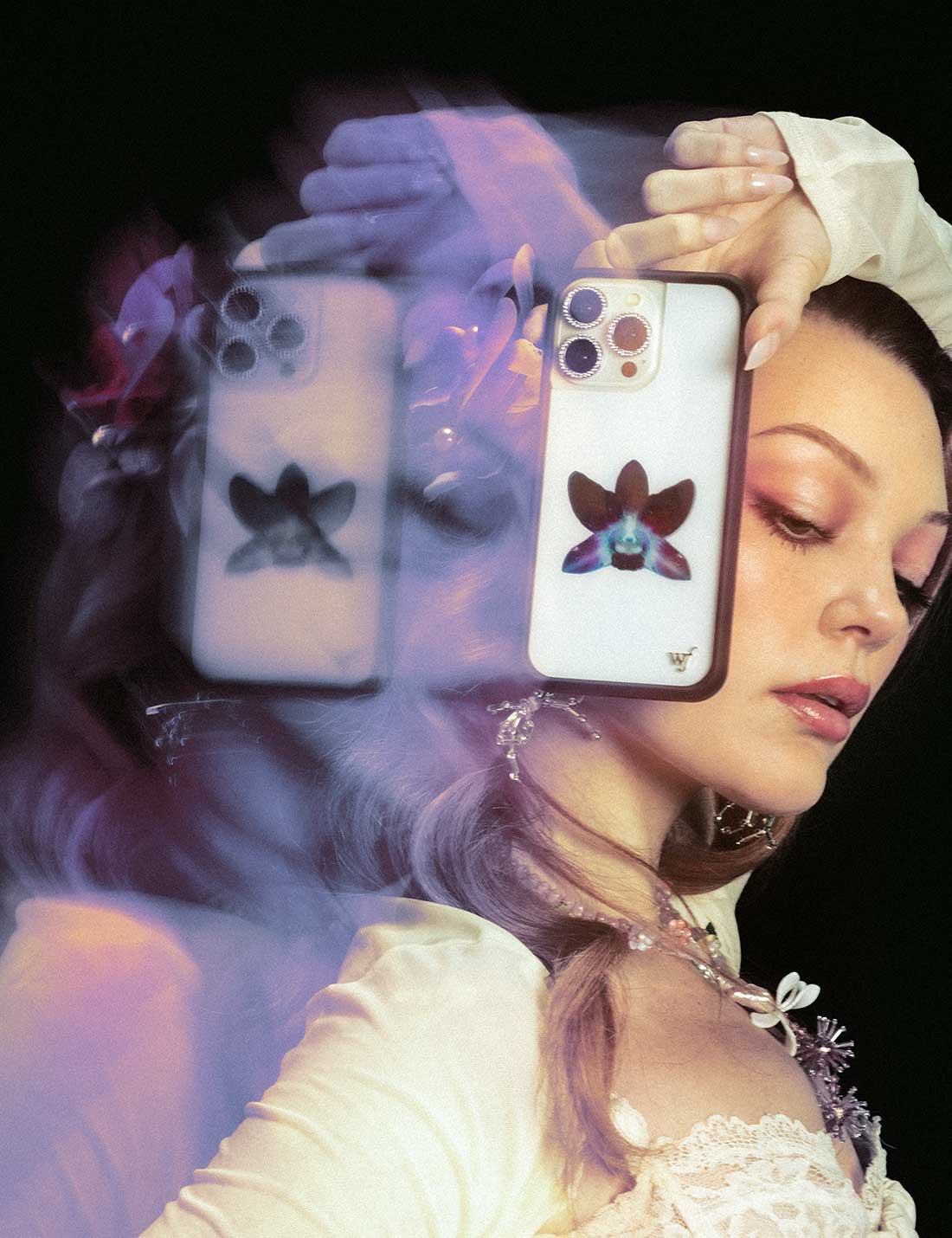 Orchid - White iPhone 17e Case