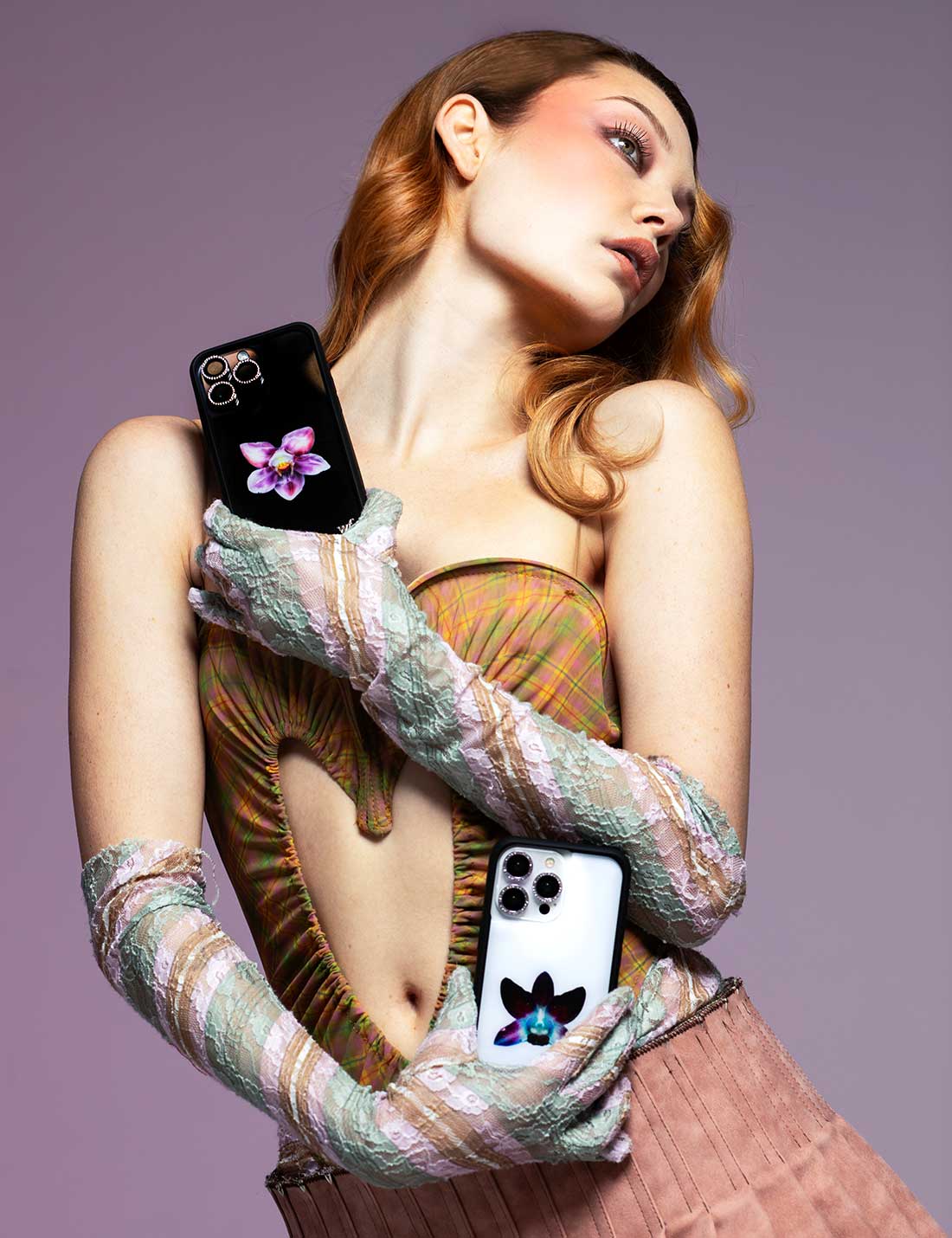 Orchid - White iPhone 17e Case