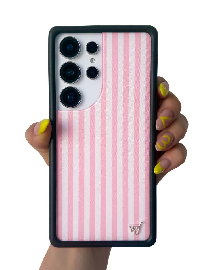 Pink Stripes Samsung Galaxy CaseGalaxy S25 Ultra Case