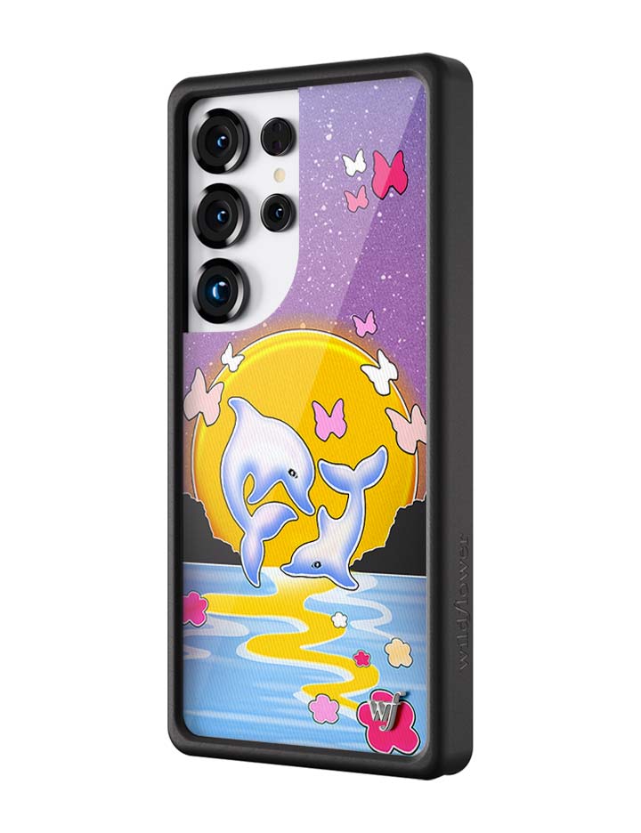 Dolphin Sunset Samsung Galaxy CaseGalaxy S25 Ultra Case