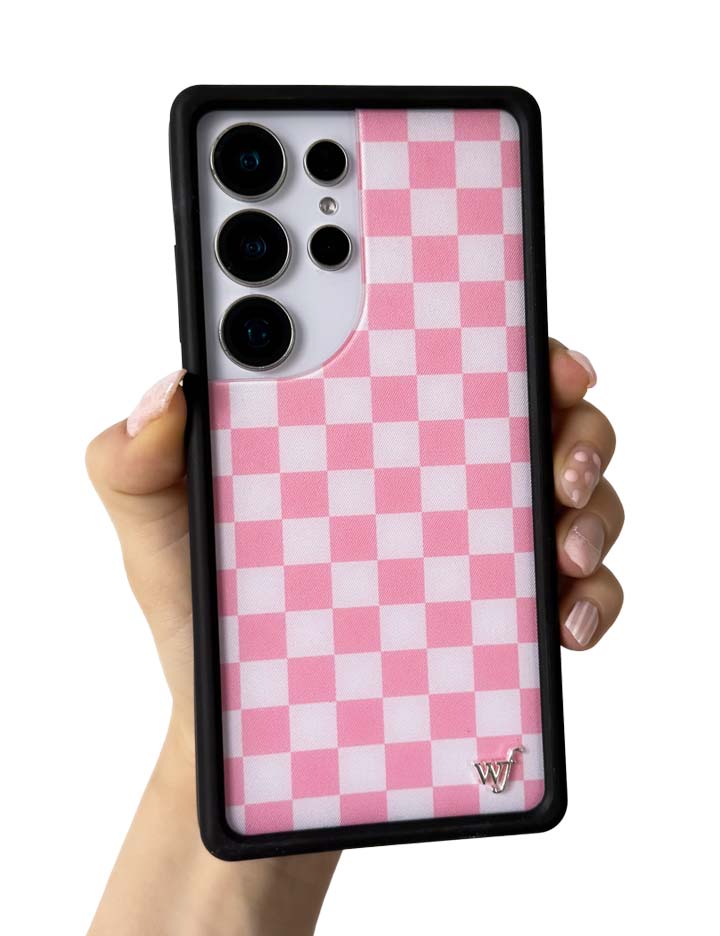 Checkers - Pink Samsung Galaxy CaseGalaxy S25 Ultra Case