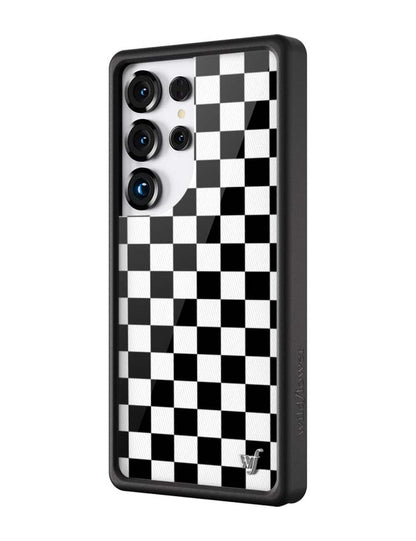 Checkers - Black Samsung Galaxy CaseGalaxy S25 Ultra Case