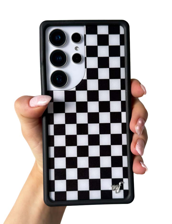 Checkers - Black Samsung Galaxy CaseGalaxy S25 Ultra Case