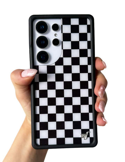 Checkers - Black Samsung Galaxy CaseGalaxy S25 Ultra Case