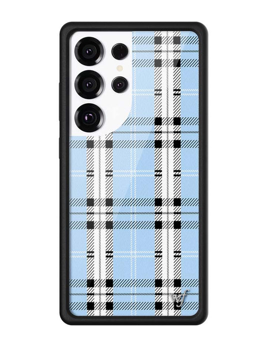 Plaid - Blue Samsung Galaxy CaseGalaxy S25 Ultra Case