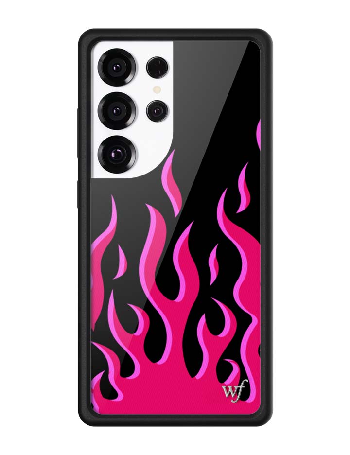 Flames - Black & Red Samsung Galaxy CaseGalaxy S25 Ultra Case