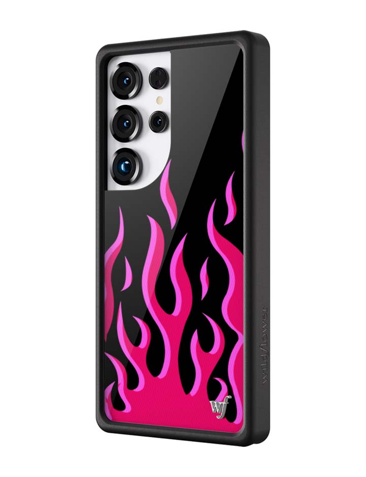 Flames - Black & Red Samsung Galaxy CaseGalaxy S25 Ultra Case
