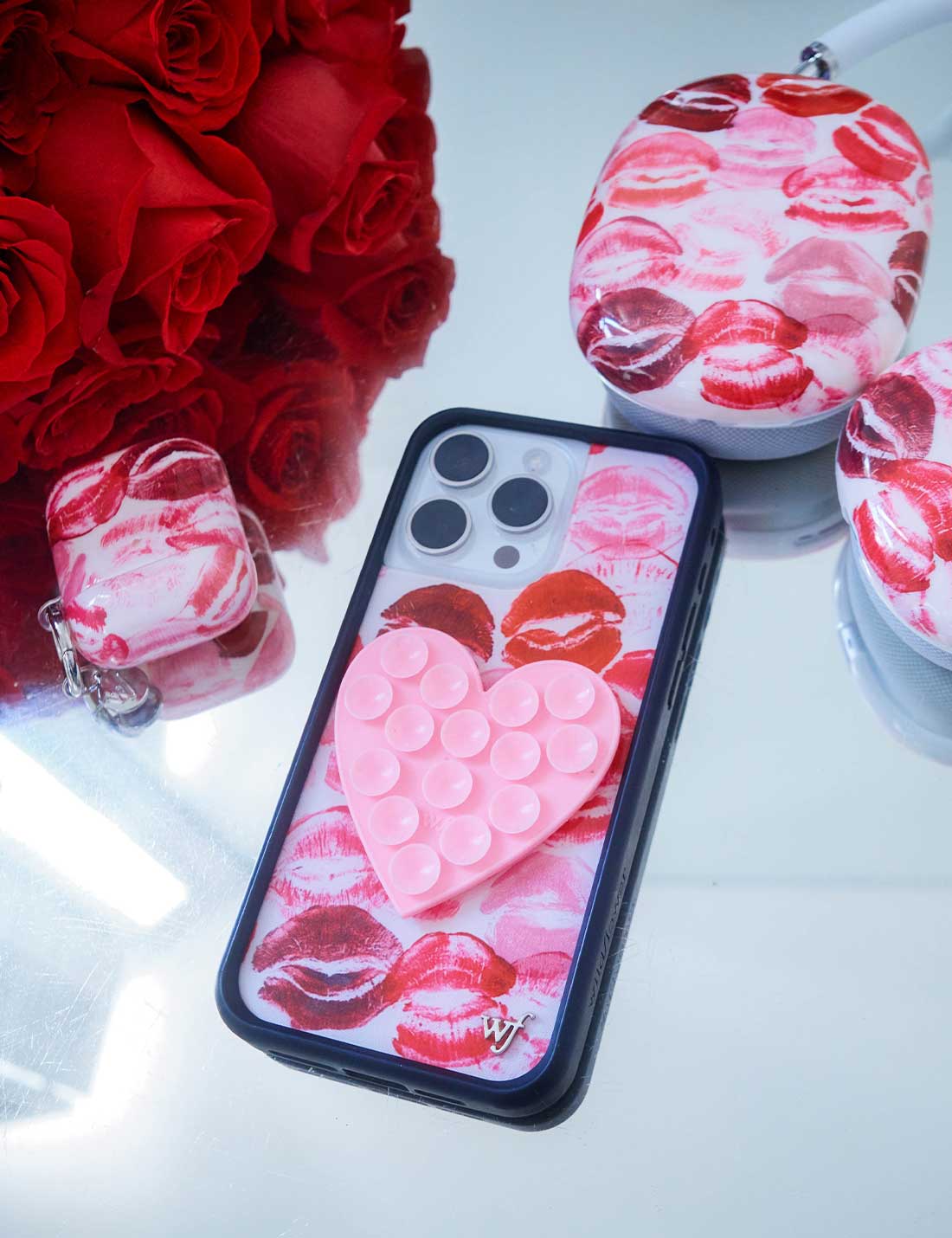 Heart Selfie Stickeez – Pink