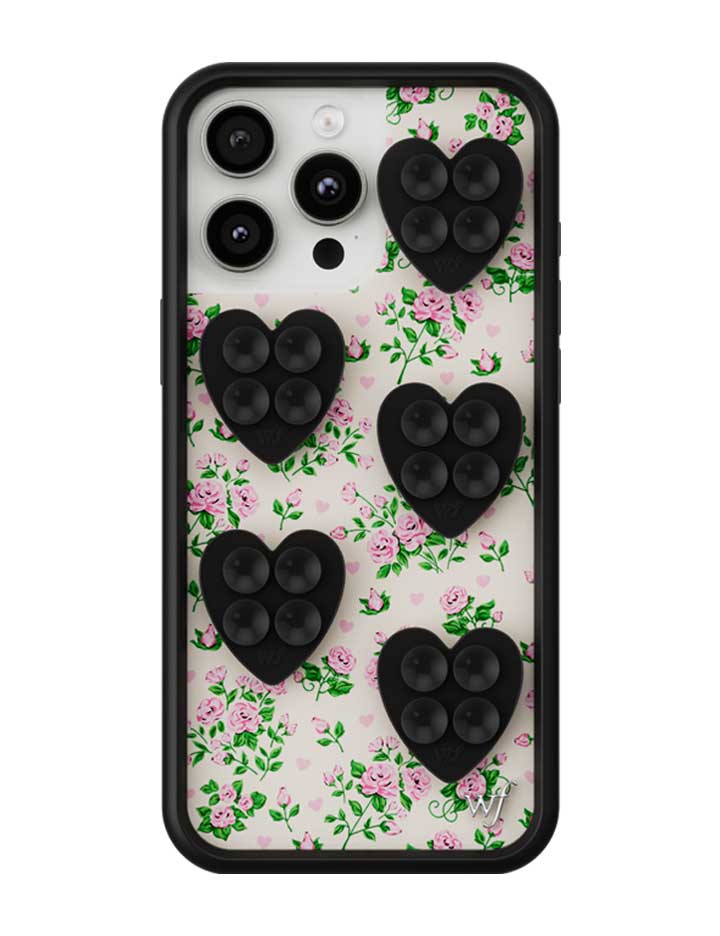 Mini Heart Selfie Stickeez - 5 pack – Black
