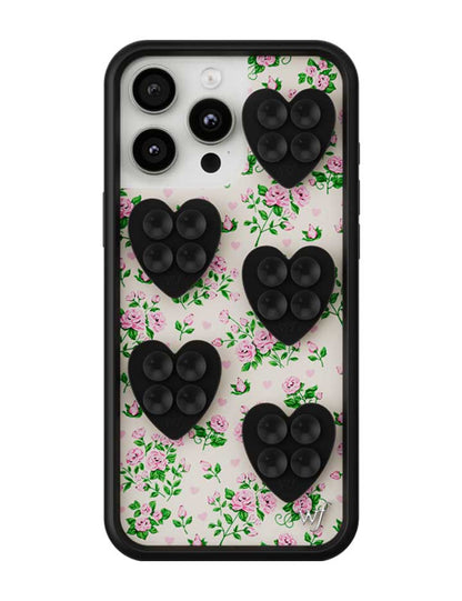 Mini Heart Selfie Stickeez - 5 pack – Black
