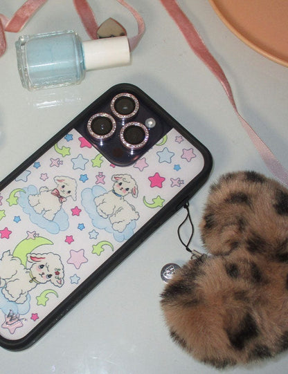 Fuzzy Heart w/ WF Charm - Leopard