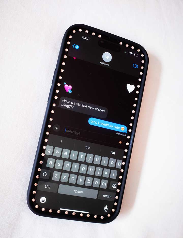 Bling Screen Protector – iPhone 17 / 17 Pro / 18 Pro