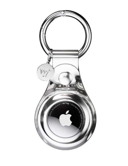 Chrome Airtag Case