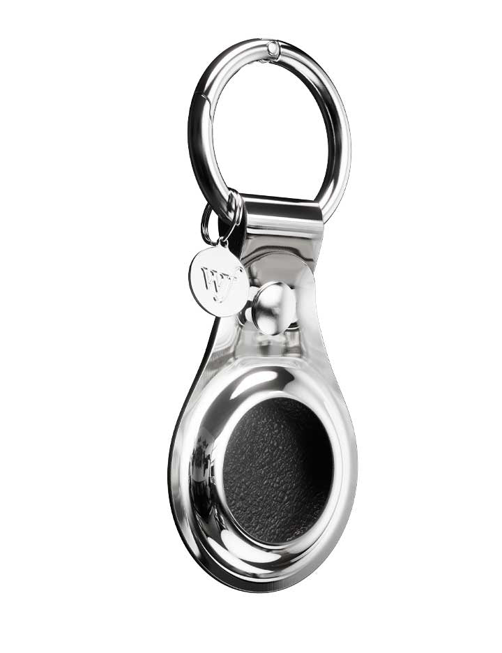 Chrome Airtag Case